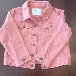 EUC Old Navy pink jean jacket, size 4T